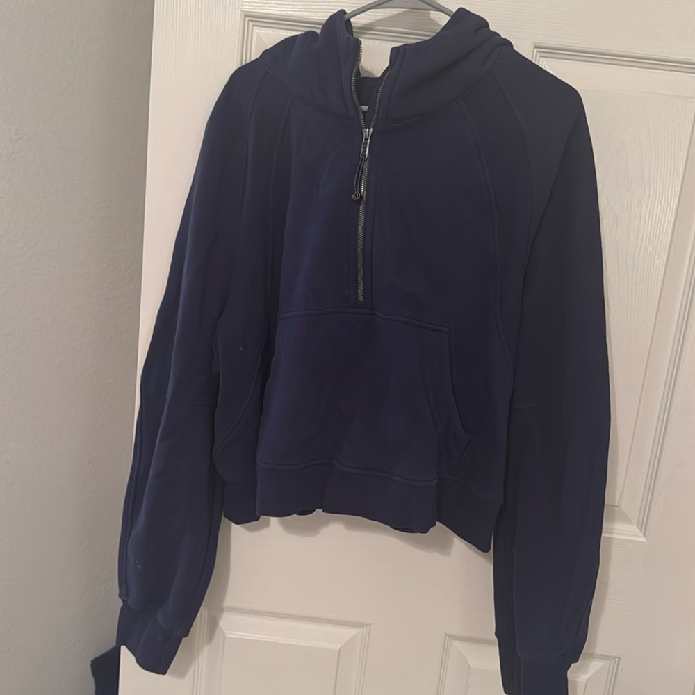lululemon scuba half zip navy